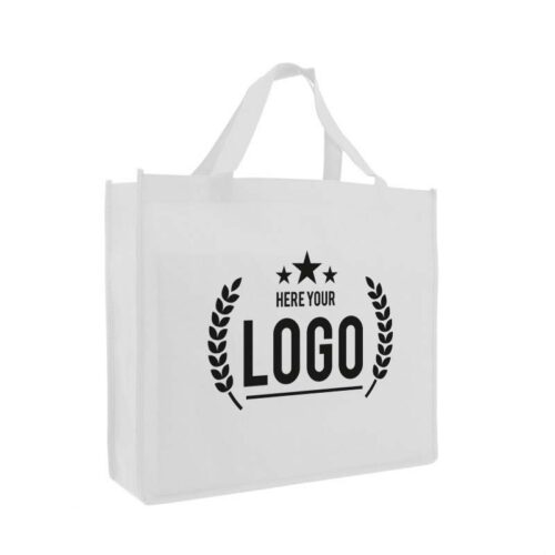 filztasche weiss logo schwarz
